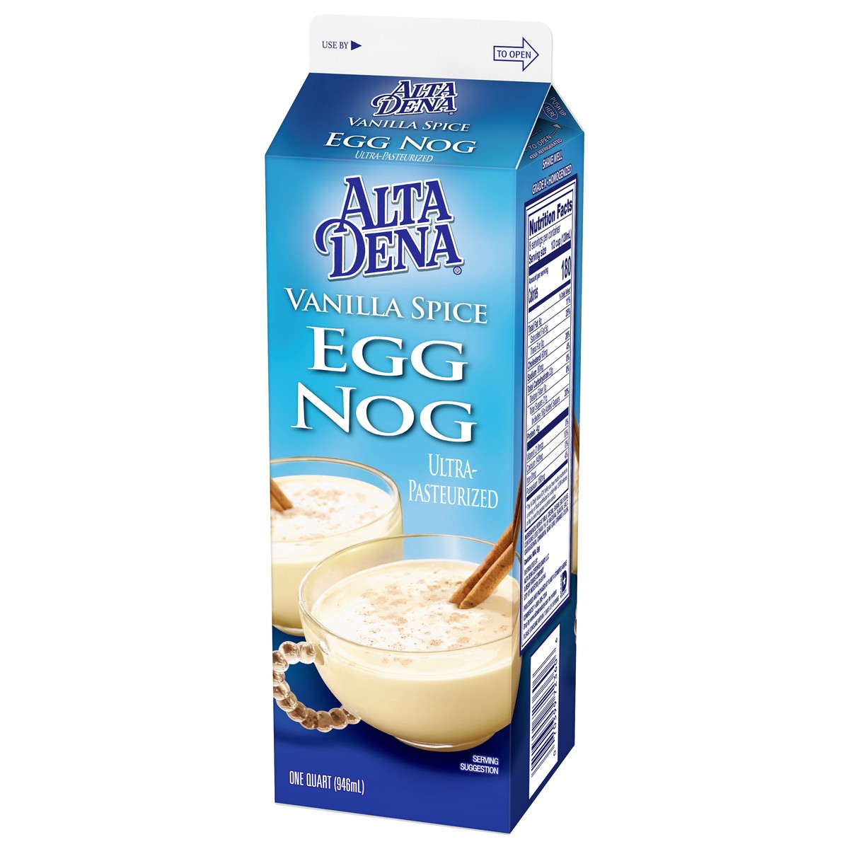 slide 2 of 4, Alta Dena Vanilla Spice Eggnog Quart, 1 qt