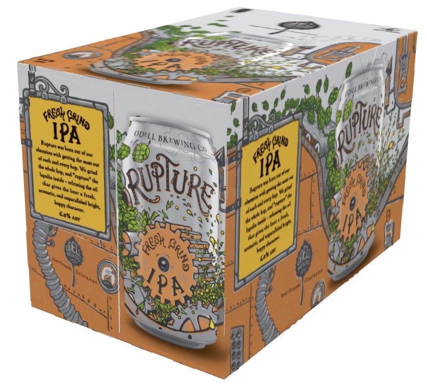 slide 1 of 4, ODELL BREWING CO Odell Brewing Rupture Fresh Grind IPA  - 6 Pack 12 fl oz. Cans, 72 oz
