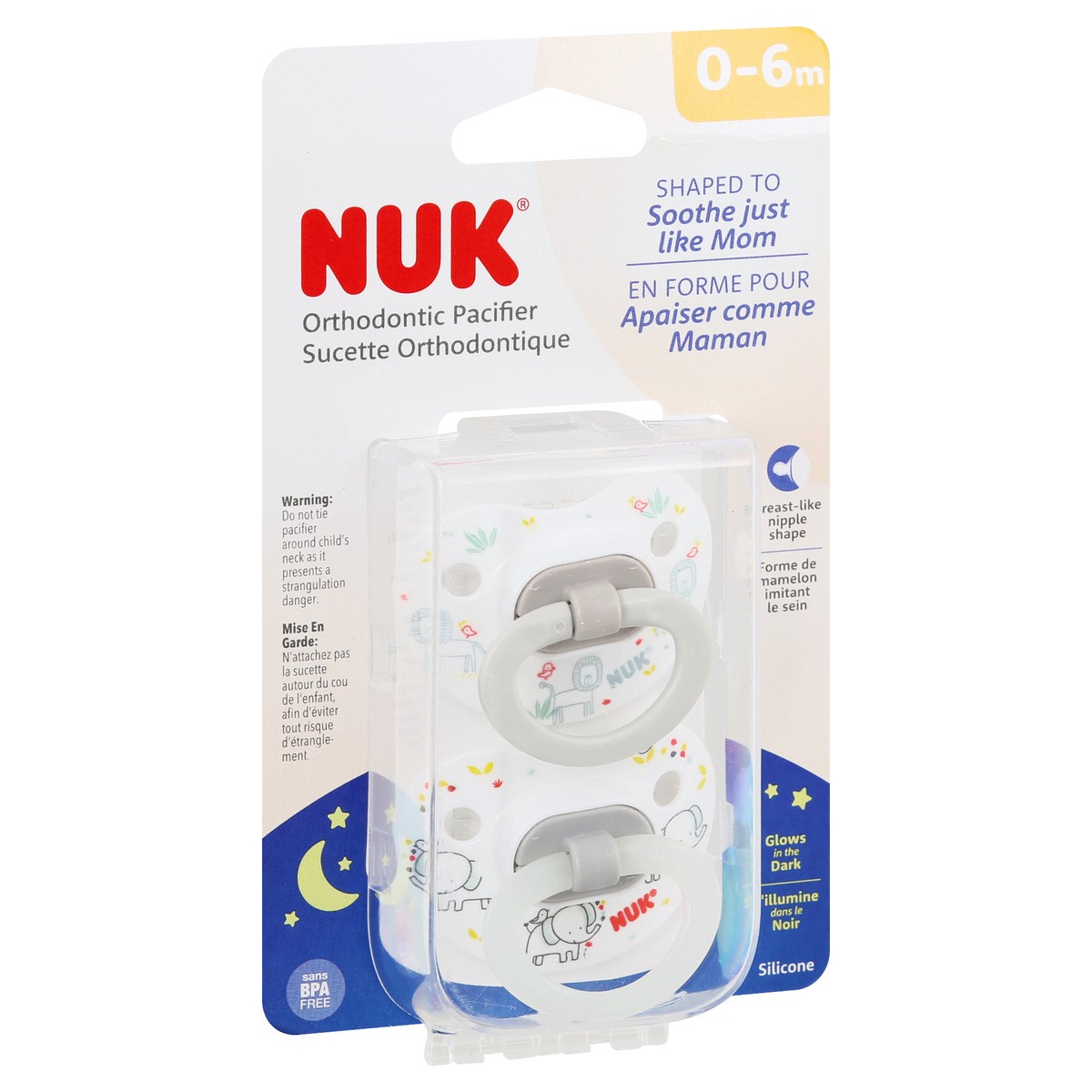 slide 2 of 9, Nuk Pacifier Fashion Mixed Case Size, 2 ct