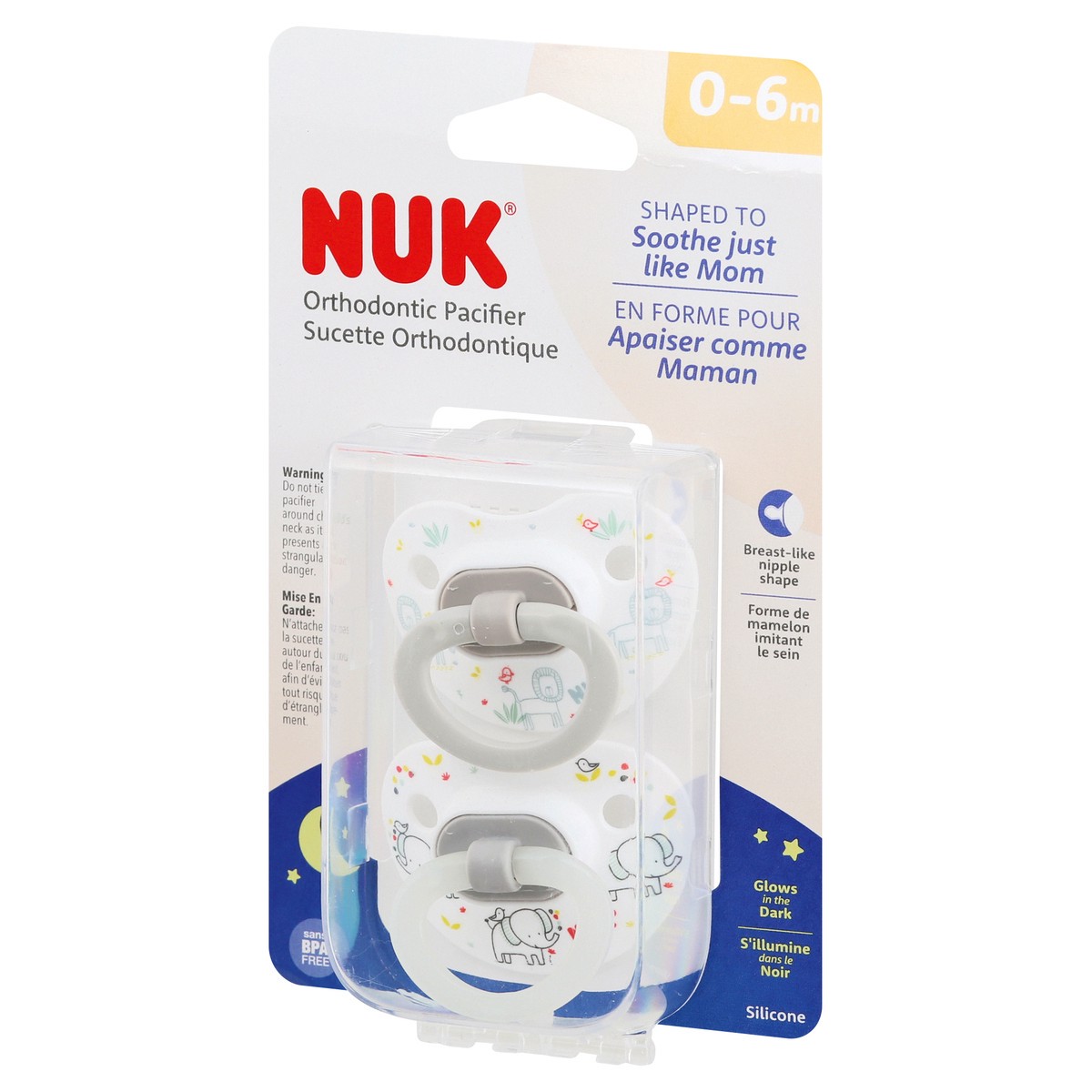 slide 5 of 9, Nuk Pacifier Fashion Mixed Case Size, 2 ct