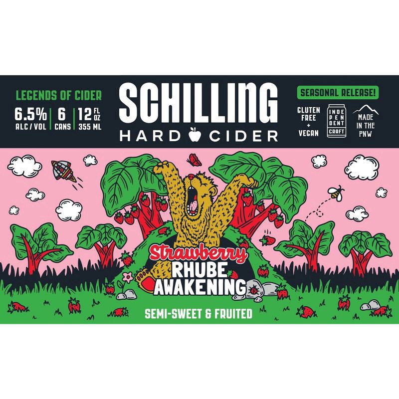 slide 4 of 4, Schilling Cider Seasonal - Chaider Spiced Chai Cider, 6 ct; 12 oz