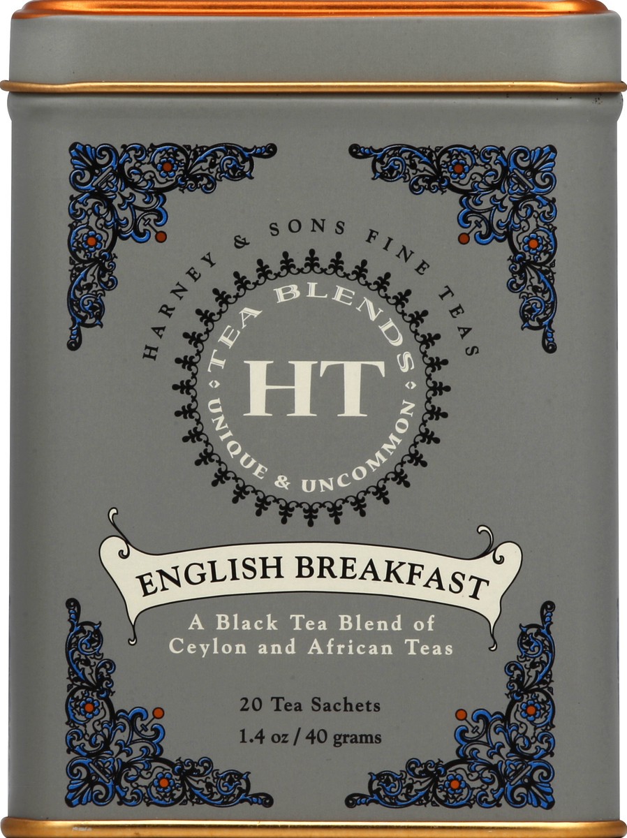 slide 4 of 5, Harney & Sons Black Tea English Breakfast Sachets, 20 ct