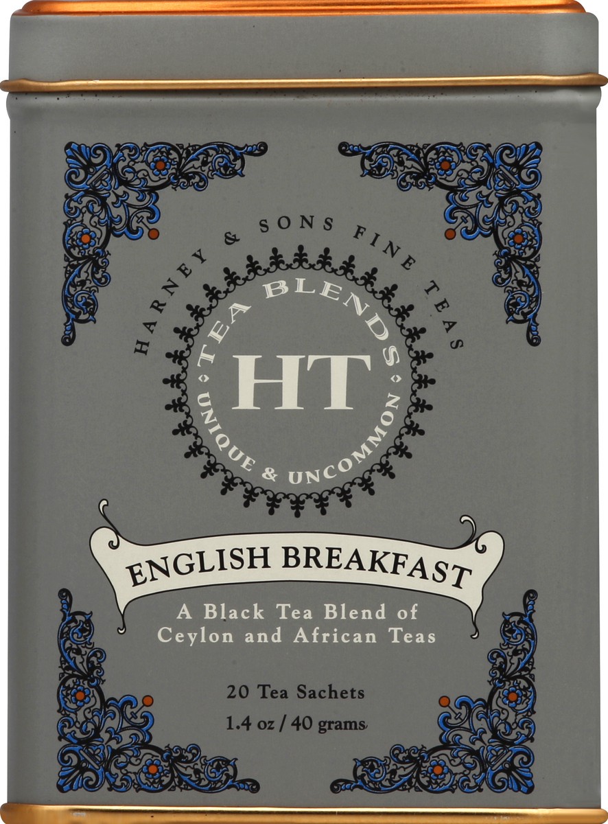 slide 5 of 5, Harney & Sons Black Tea English Breakfast Sachets, 20 ct