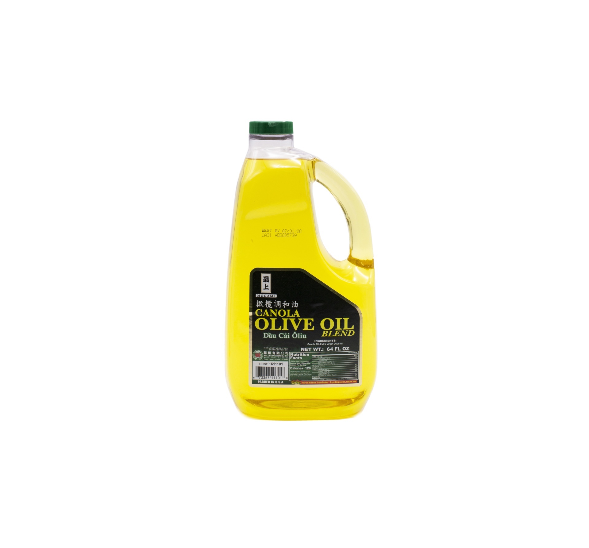 slide 1 of 1, Mogami Canola Olive Oil Blend, 64 fl oz