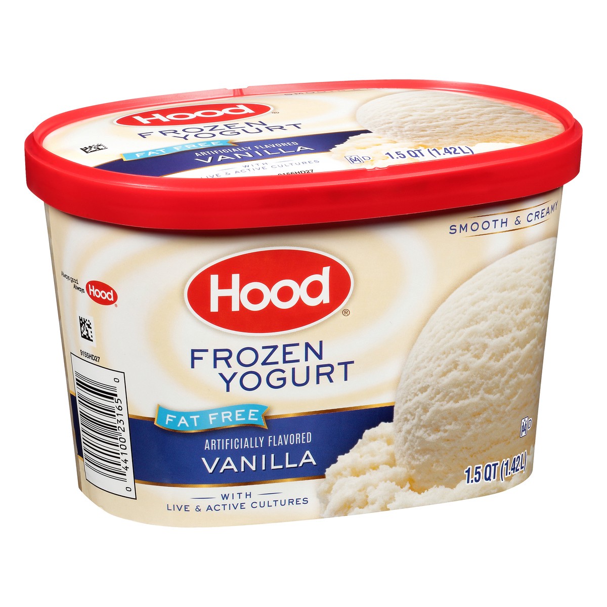 slide 2 of 10, Hood Fat Free Vanilla Frozen Yogurt, 48 oz