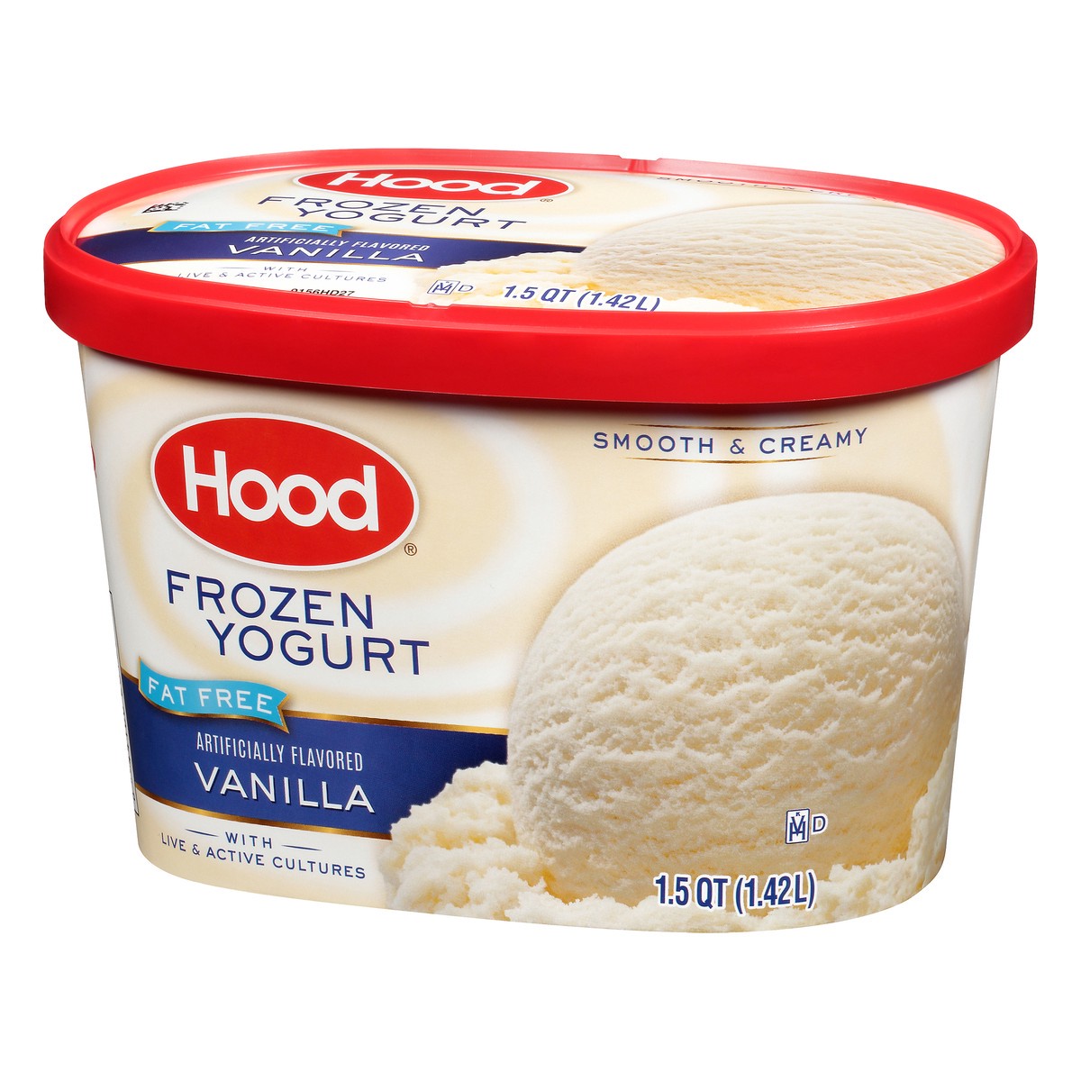 slide 3 of 10, Hood Fat Free Vanilla Frozen Yogurt, 48 oz