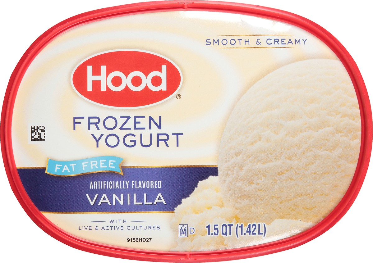 slide 6 of 10, Hood Fat Free Vanilla Frozen Yogurt, 48 oz