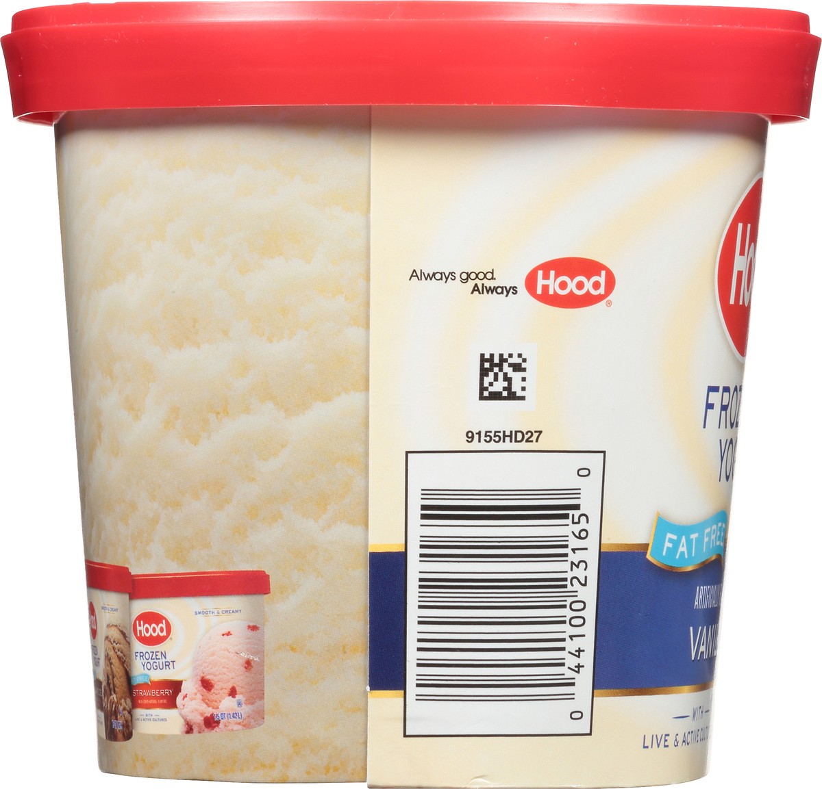 slide 7 of 10, Hood Fat Free Vanilla Frozen Yogurt, 48 oz