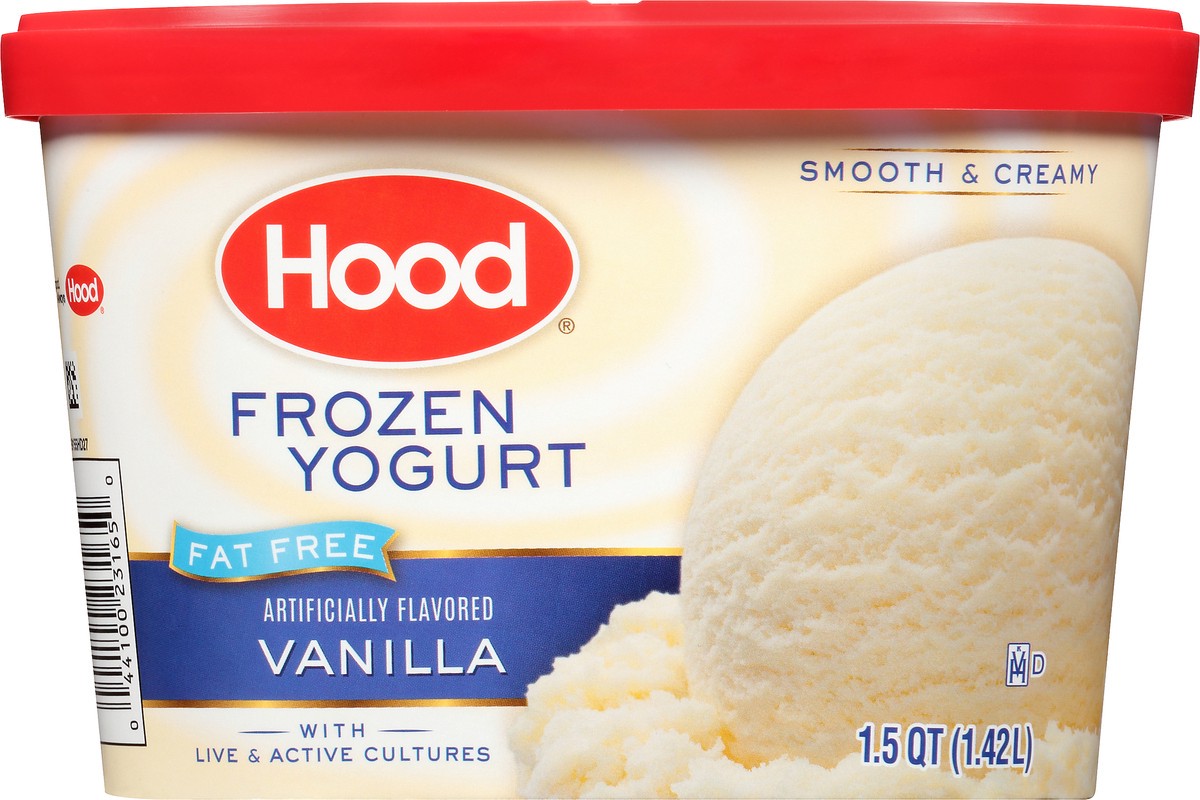 slide 9 of 10, Hood Fat Free Vanilla Frozen Yogurt, 48 oz