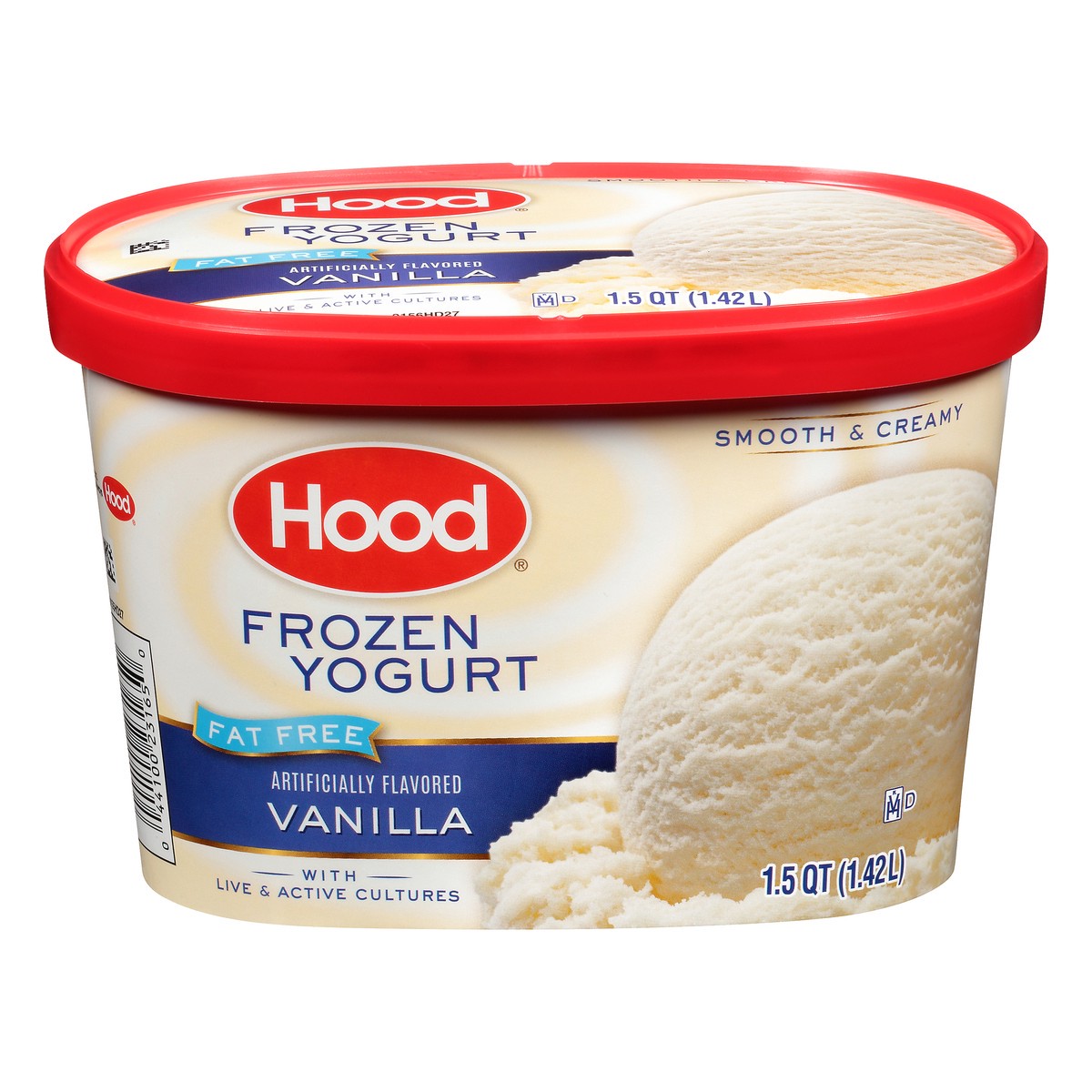 slide 1 of 10, Hood Fat Free Vanilla Frozen Yogurt, 48 oz