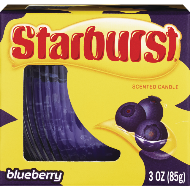 slide 1 of 1, Starburst Blueberry Candle, 3 oz