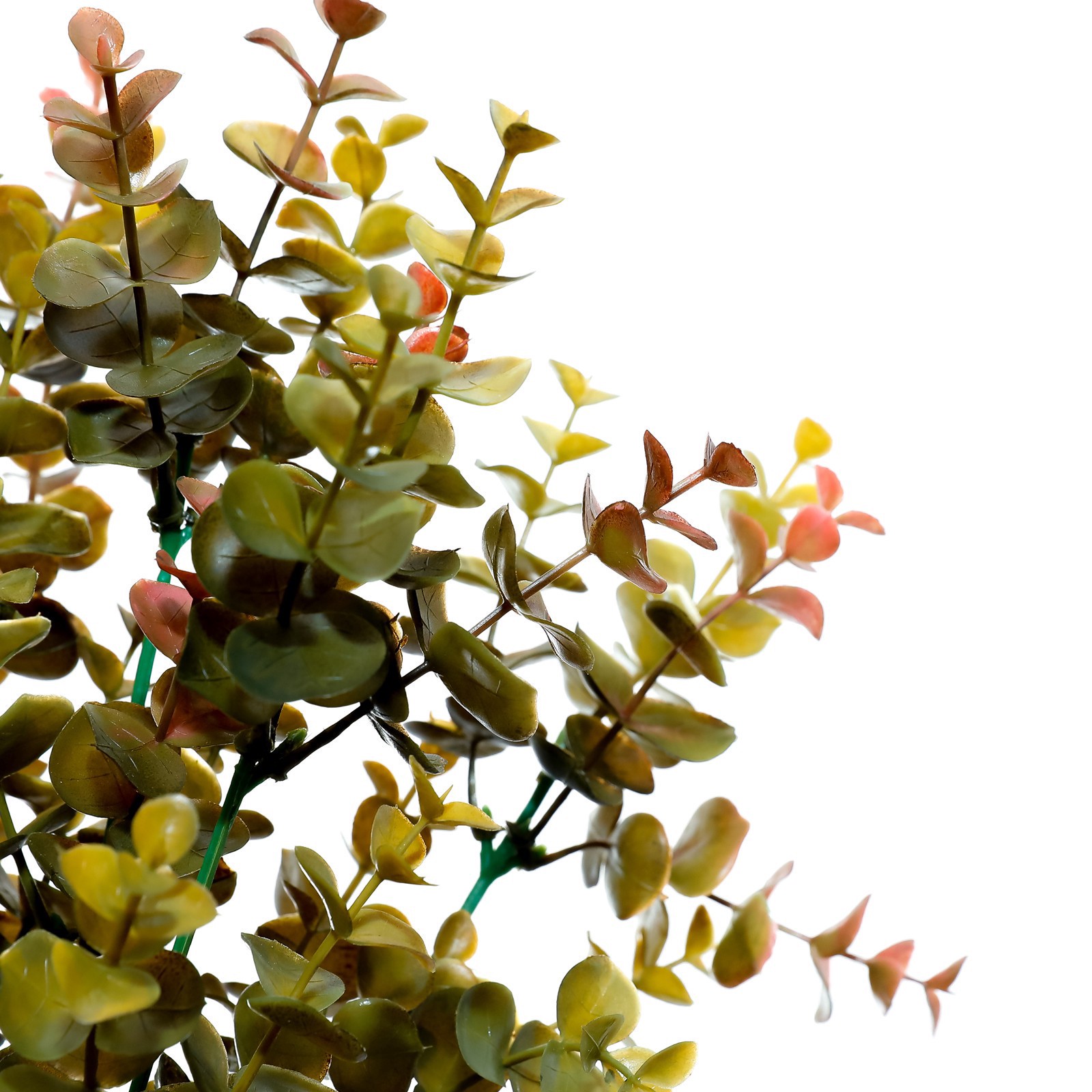 slide 3 of 3, 18.5" Green & Red Eucalyptus Mix Deluxe Bush By Ashland, 18.5 in