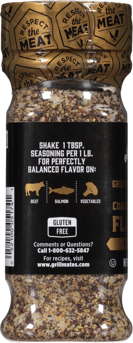 slide 2 of 7, McCormick Grill Mates Coarse Black Pepper & Flake Salt Seasoning, 5.71 oz, 5.71 oz