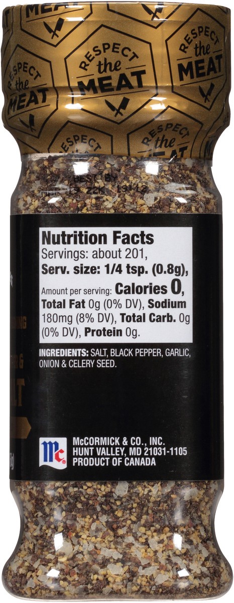 slide 3 of 7, McCormick Grill Mates Coarse Black Pepper & Flake Salt Seasoning, 5.71 oz, 5.71 oz