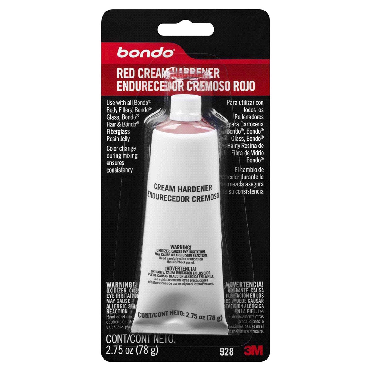 slide 1 of 1, 3M Bondo Red Cream Hardener, 2.75 oz