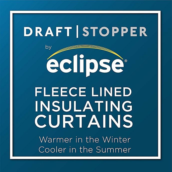 slide 7 of 7, Eclipse Summit Rod Pocket 100% Blackout Window Curtain Panel - Aqua, 84 in