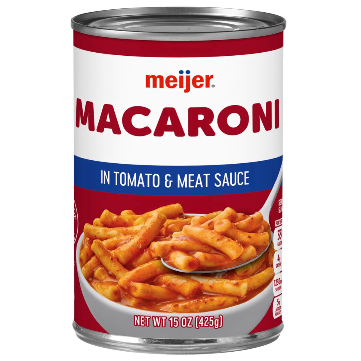 slide 1 of 9, Meijer Macaroni and Beef, 15 oz