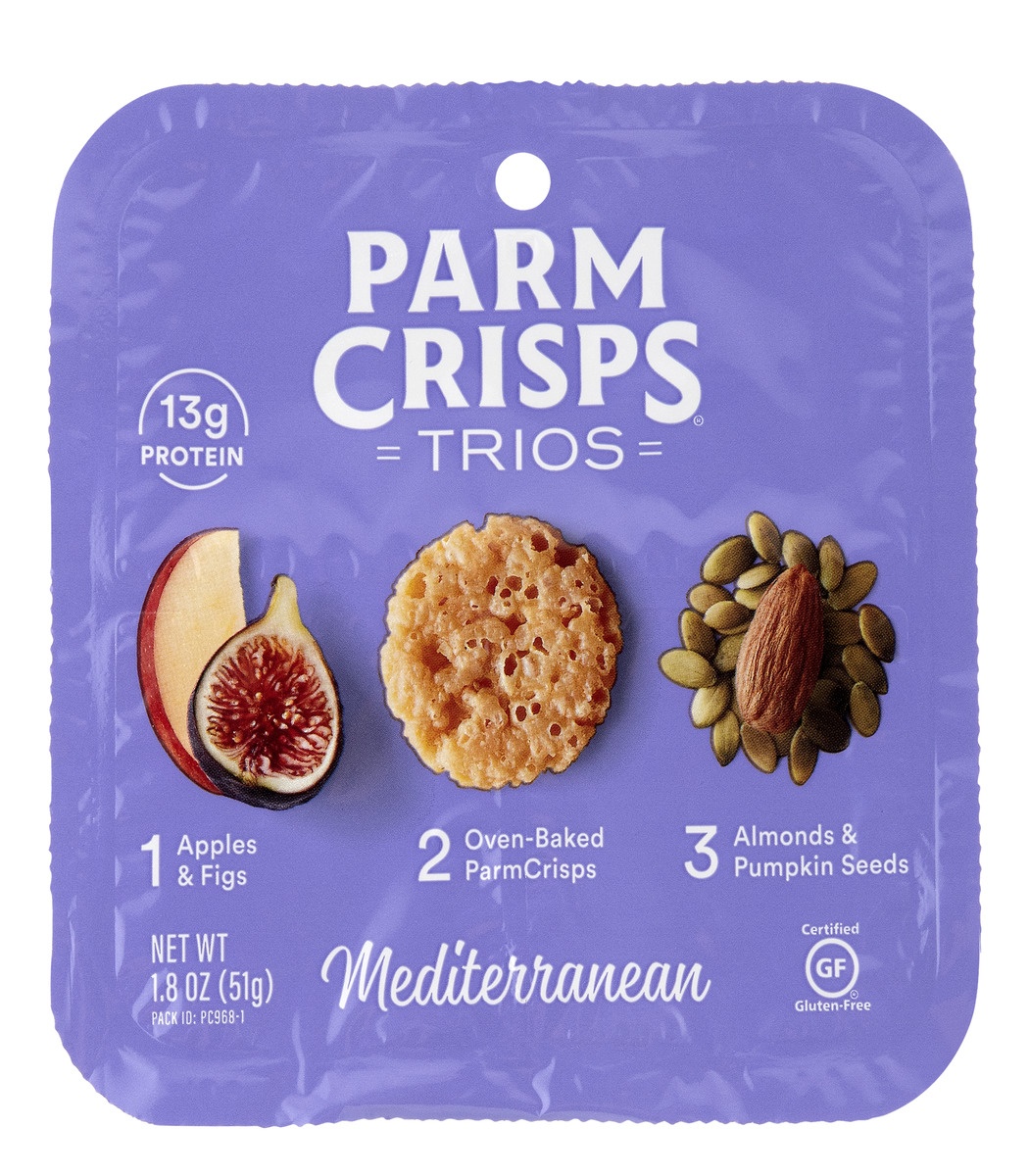 slide 1 of 1, ParmCrisps Trios Mediterranean, 1.8 oz