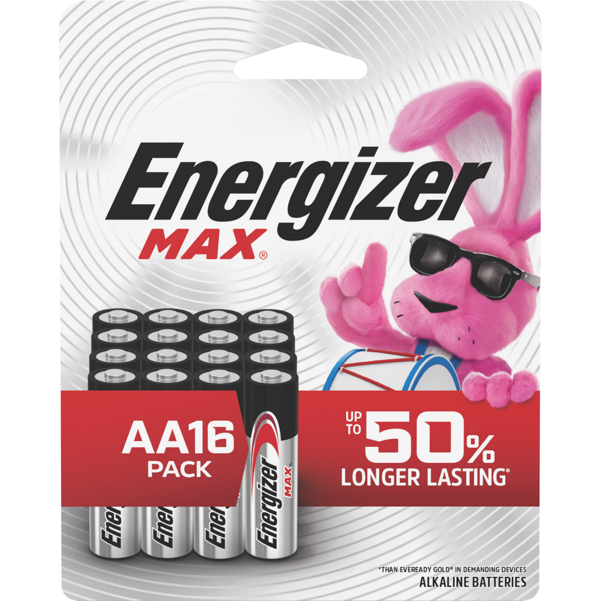 slide 1 of 2, Energizer Max AA Alkaline Batteries 16 Each, 16 ct