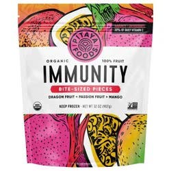 Pitaya Foods Immunity Bite-Sized Pieces Organic Dragon Fruit + Passion Fruit + Mango 32 oz