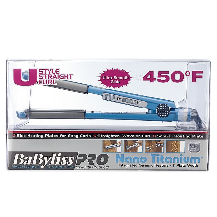 slide 1 of 1, BaByliss Pro Nano Titanium U Styler, 1 in