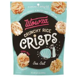 Wowza Crunchy Rice Sea Salt Crisps 3.5 oz