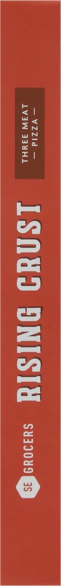 slide 13 of 14, Se Grocers Rsng Crst 3Meat Pza, 29.8 oz