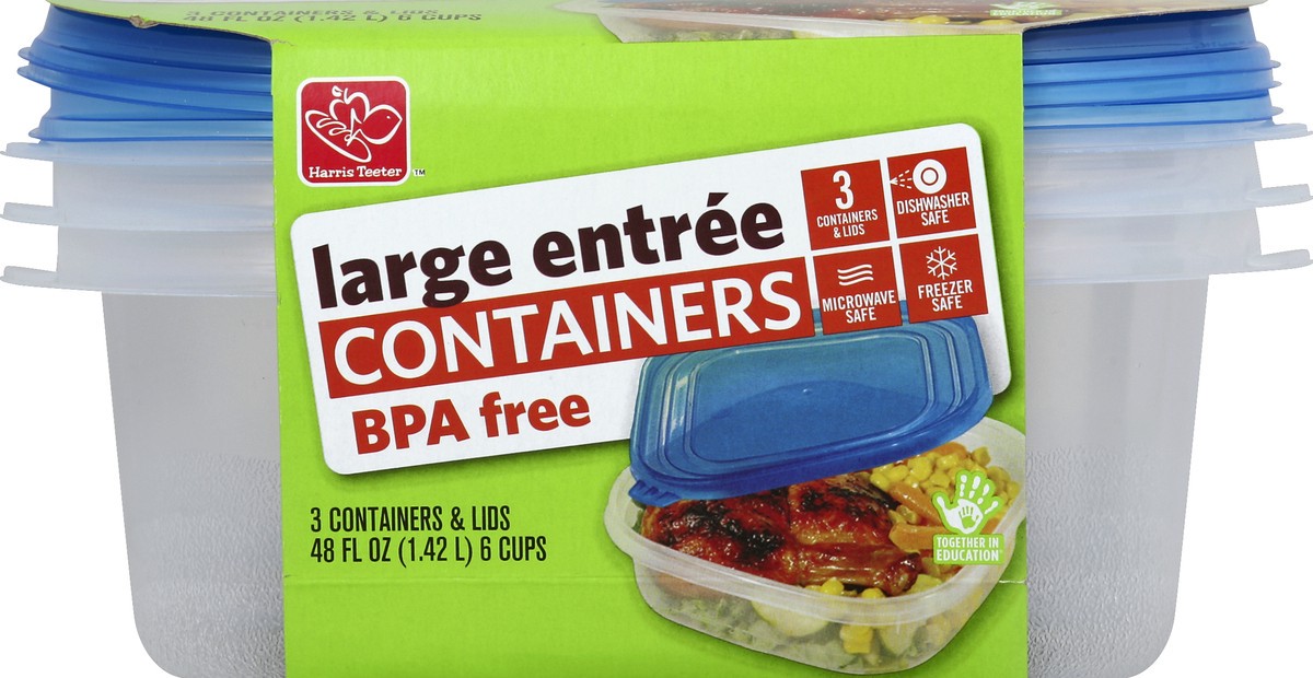 slide 2 of 4, Harris Teeter Big Bowl Container, 3 ct
