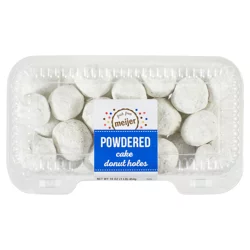 Fresh from Meijer Powdered Cake Donut Holes, 16 oz