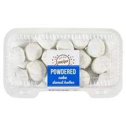 Fresh from Meijer Powdered Cake Donut Holes, 16 oz