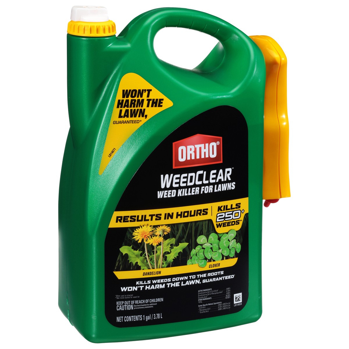slide 9 of 9, Ortho WeedClear Weed Killer for Lawns 1 gal, 1 gal