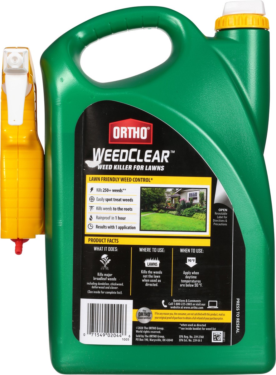 slide 2 of 9, Ortho WeedClear Weed Killer for Lawns 1 gal, 1 gal