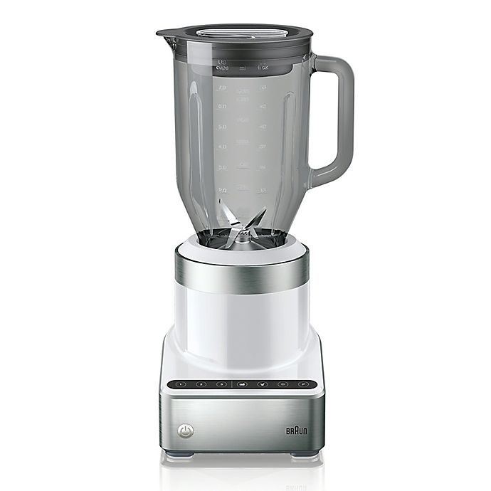 slide 1 of 6, Braun PureMix Blender with Thermal-Resistant Glass Jug - White, 1 ct