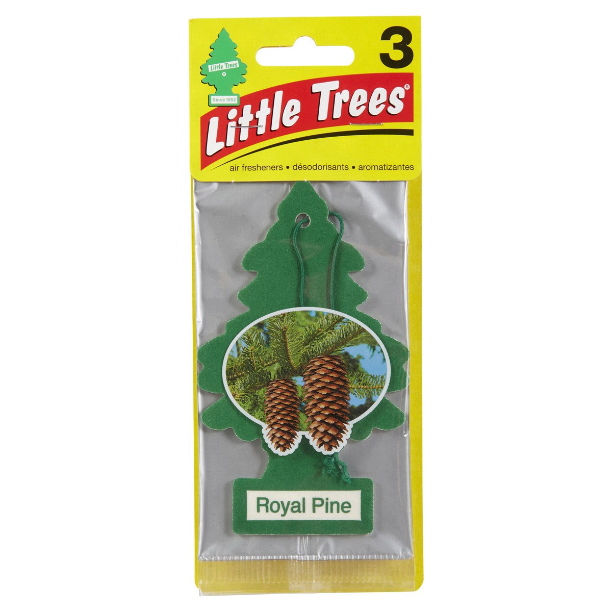 slide 1 of 5, Little Trees Royal Pine Air Fresheners, 3 ct