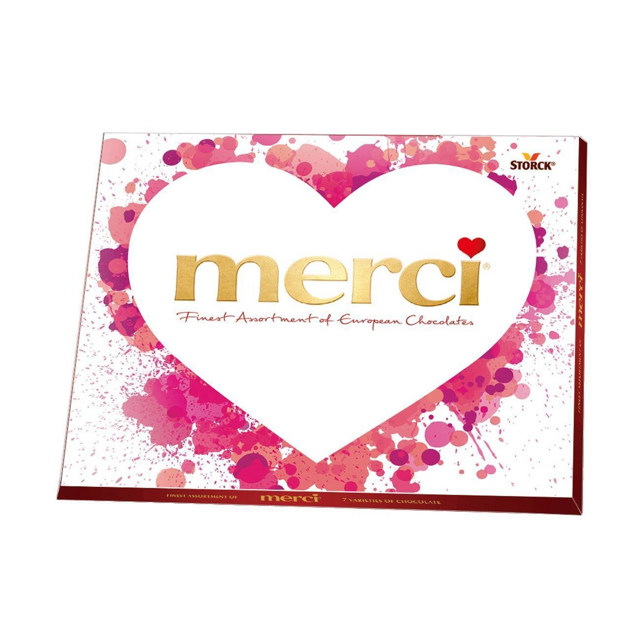 slide 1 of 1, Merci Valentine's Day Finest Assortment of European Chocolates, 8.8 oz