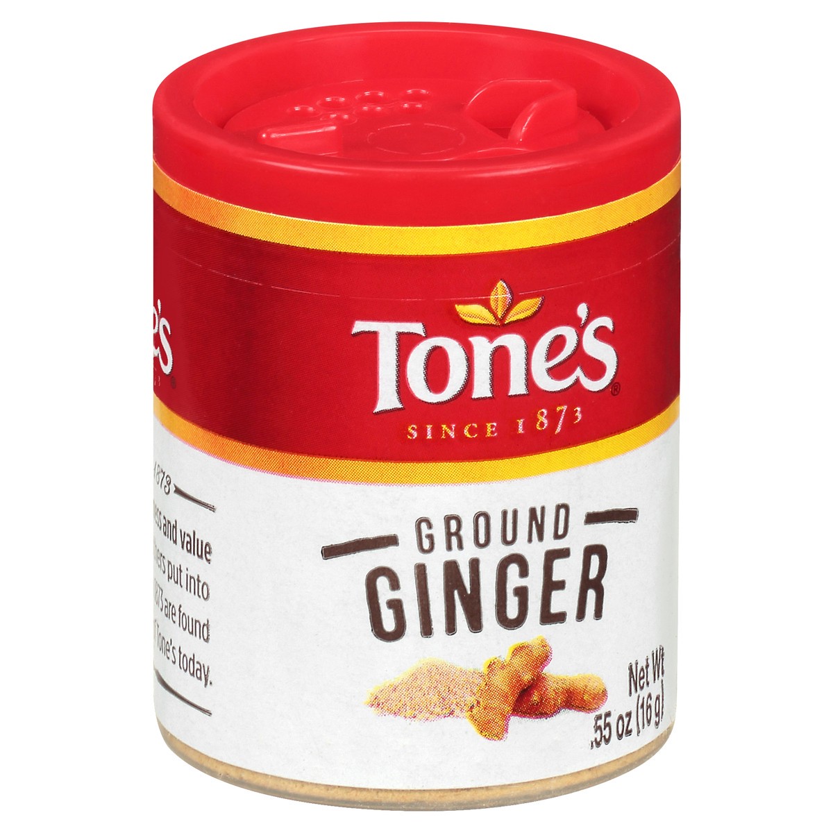 slide 4 of 9, Tone's Ginger, 0.55 oz