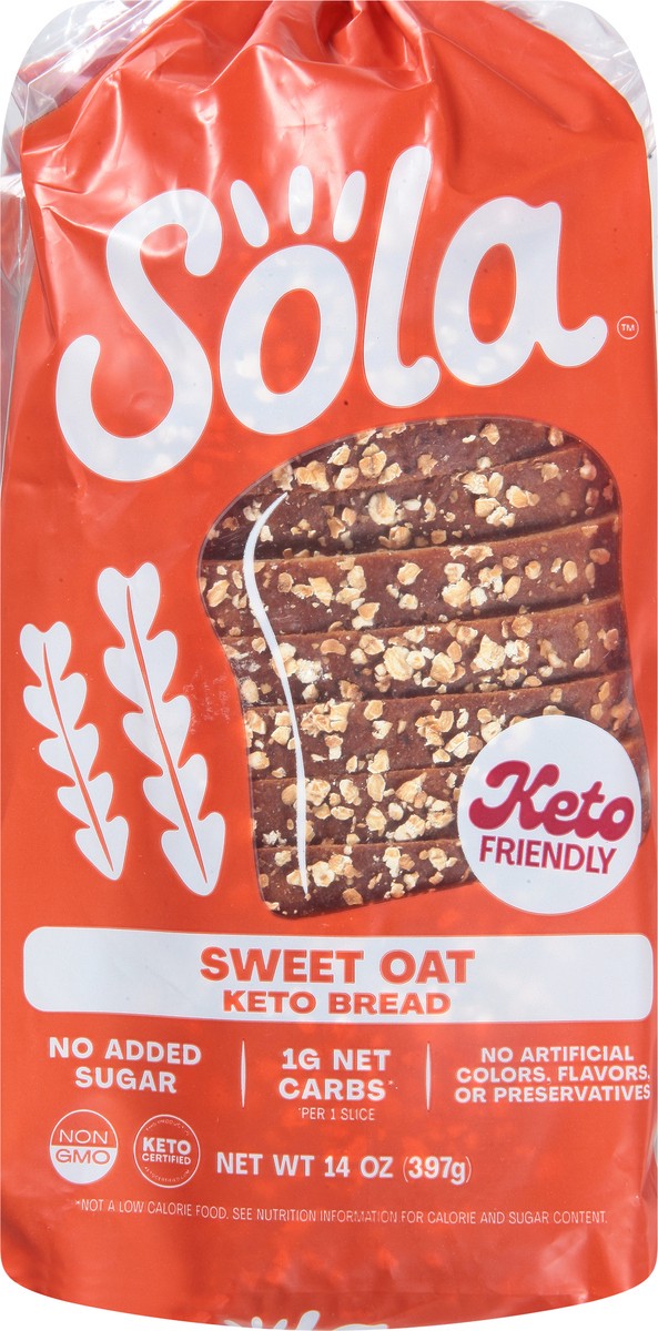 slide 3 of 9, Sola Sweet Oat Bread 14 oz, 14 oz
