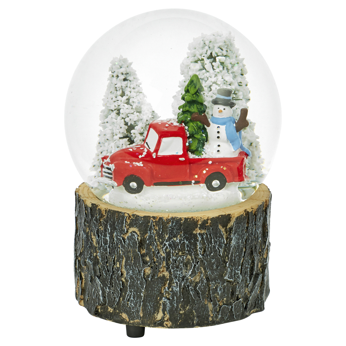 slide 1 of 1, December Home Red Truck Waterglobe, 1 ct