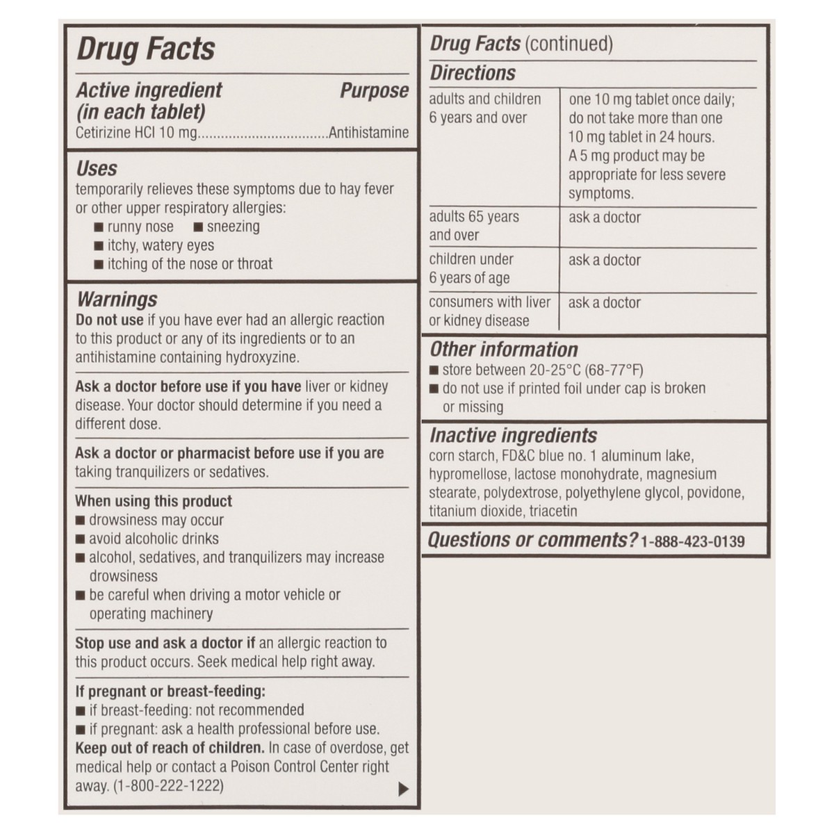 slide 5 of 15, TopCare Health Original Prescription Strength 10 mg All Day Allergy 300 Tablets, 300 ct