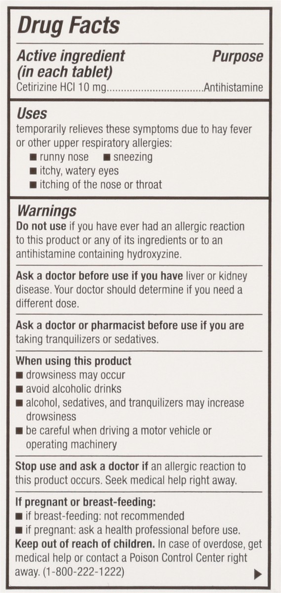 slide 6 of 15, TopCare Health Original Prescription Strength 10 mg All Day Allergy 300 Tablets, 300 ct