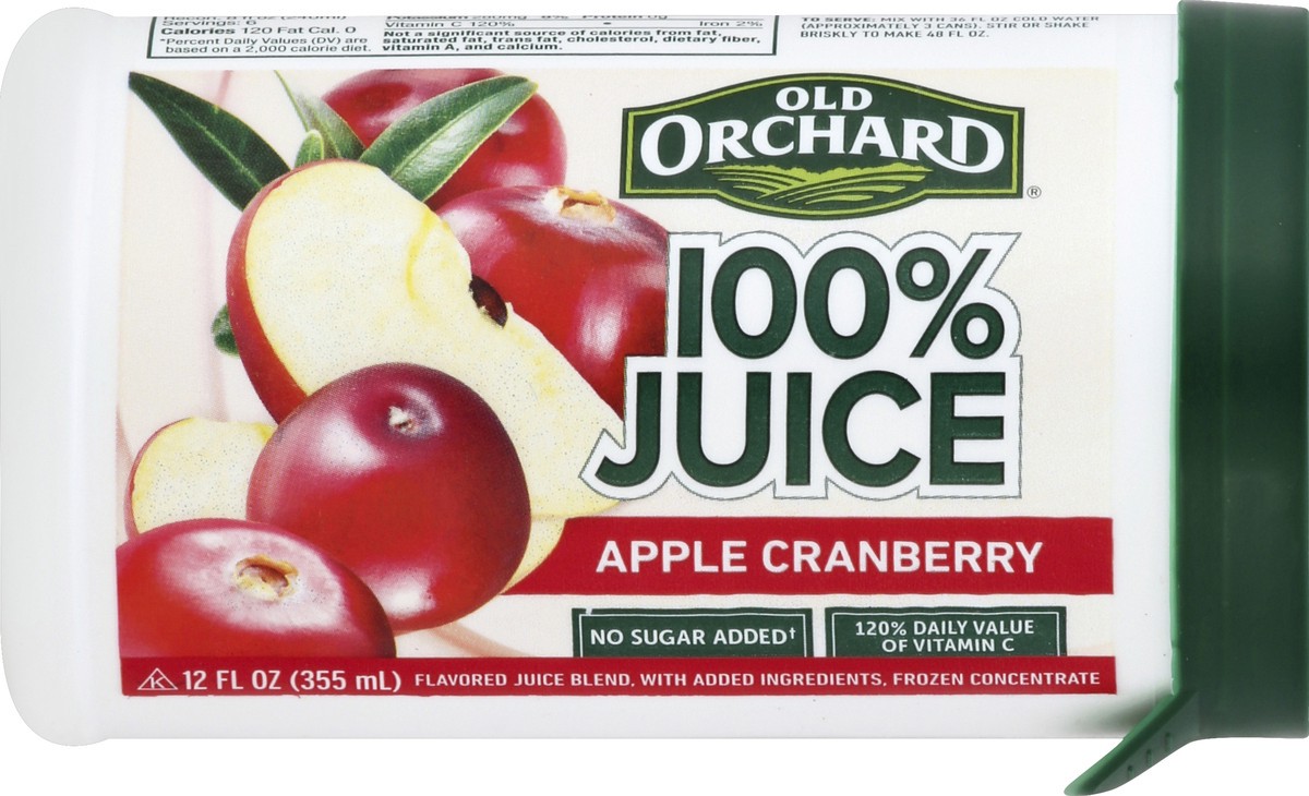 slide 3 of 4, Old Orchard 100% Apple Cranberry Juice - 12 fl oz, 12 fl oz