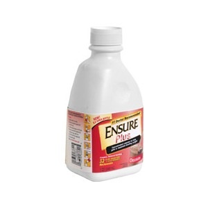 slide 1 of 1, Ensure Plus Liquid Chocolate, 32 oz