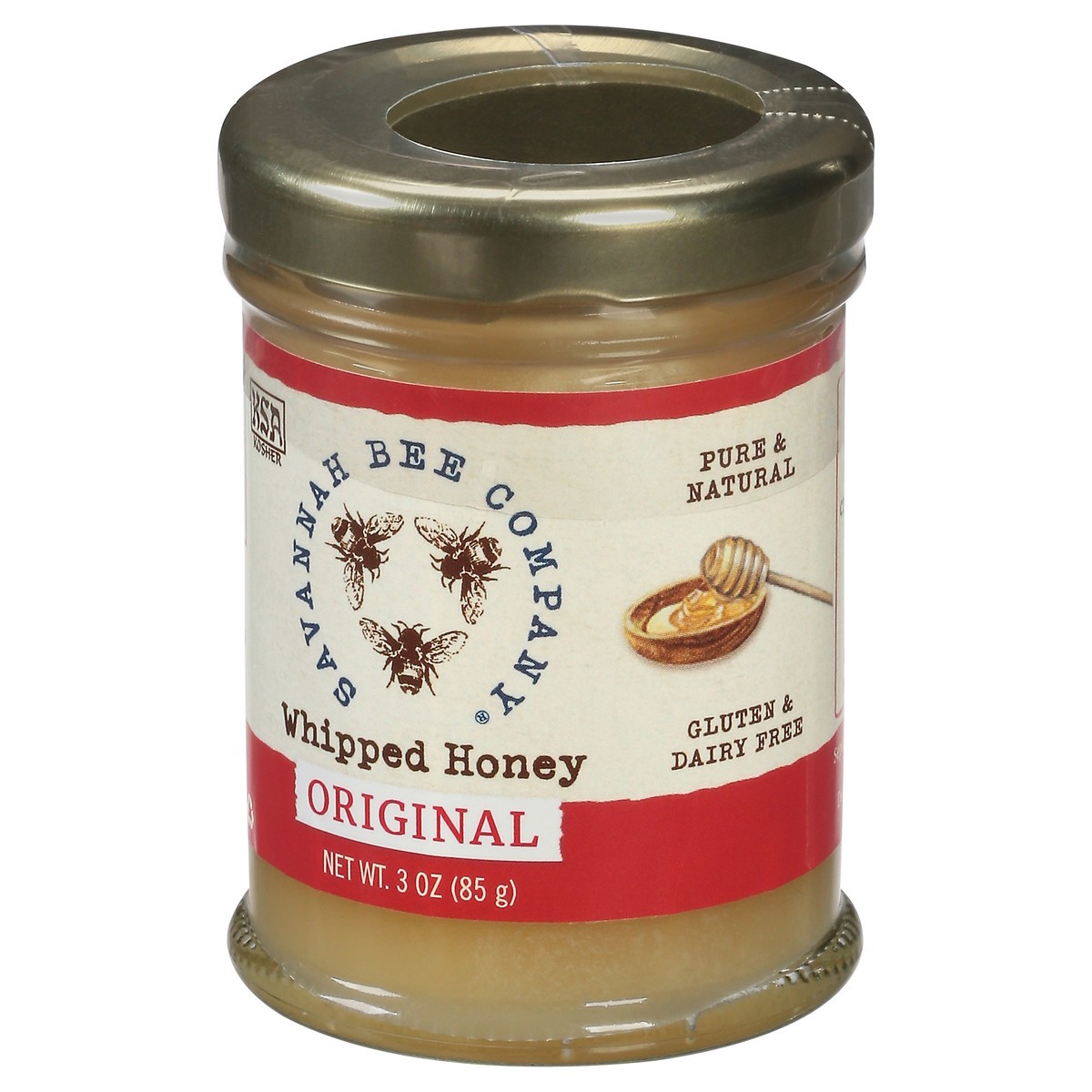 slide 7 of 13, Savannah Bee Company Whipped Original Honey 3 oz, 3 oz