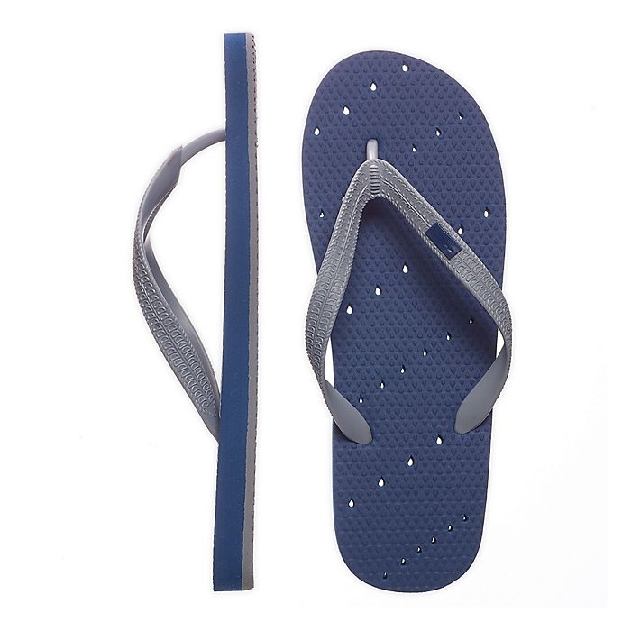 slide 1 of 1, SALT Men's XL Shower Flip Flop - Navy, 1 ct