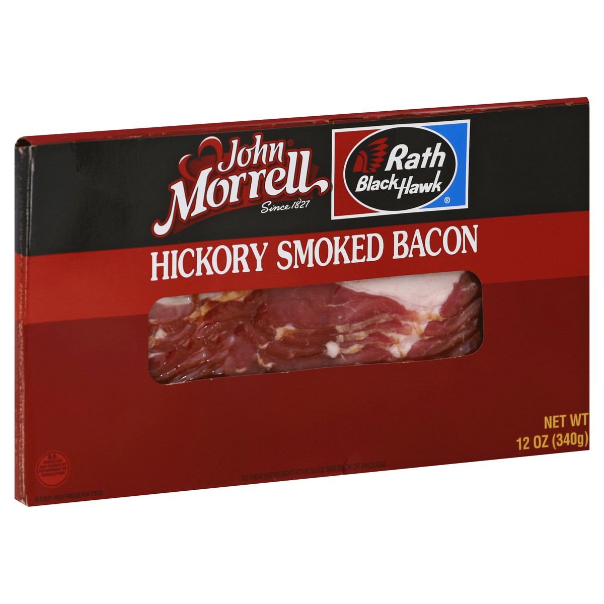 slide 5 of 5, John Morrell Bacon 12 oz, 12 oz