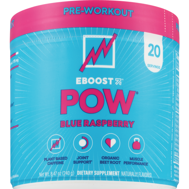 slide 1 of 1, EBOOST Blue Raspberry Pre-Workout 8.46 oz, 8.46 oz