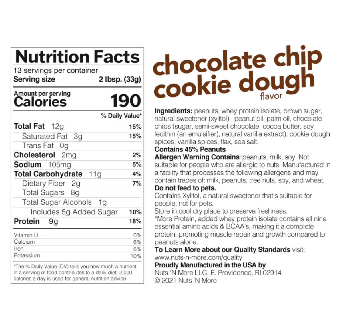 slide 2 of 9, Nuts N More Cookie Dough Spread, 16 oz