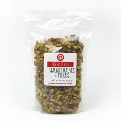 Dierbergs English Walnuts Halves & Pieces Pouch
