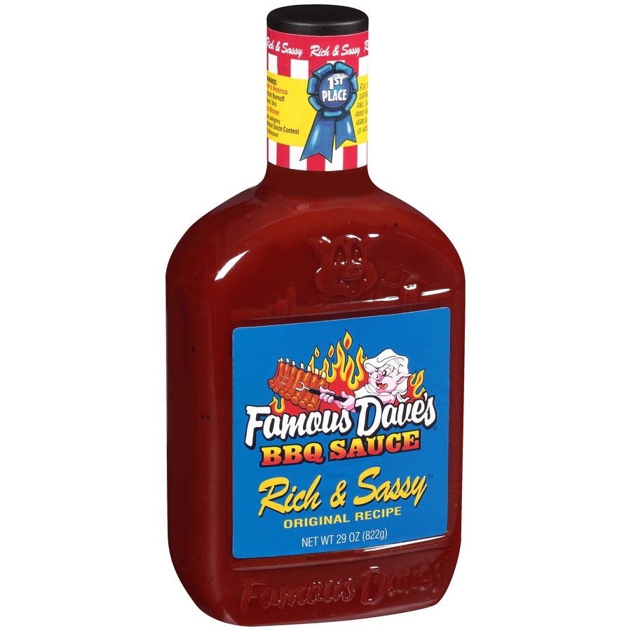Famous Dave's Rich & Sassy Barbeque Sauce 29 oz Shipt