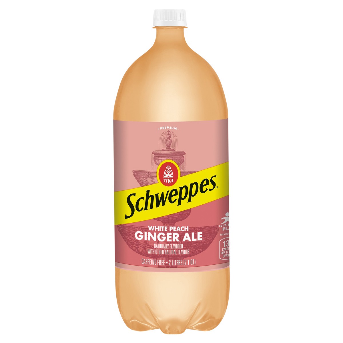 slide 8 of 12, Schweppes White Peach Ginger Ale 2.1 qt, 2.1 qt